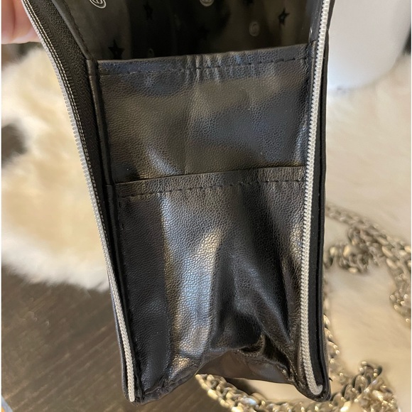 Dior crossbody and wristlet authentic with silver chains and bling charm - Picture 6 of 11